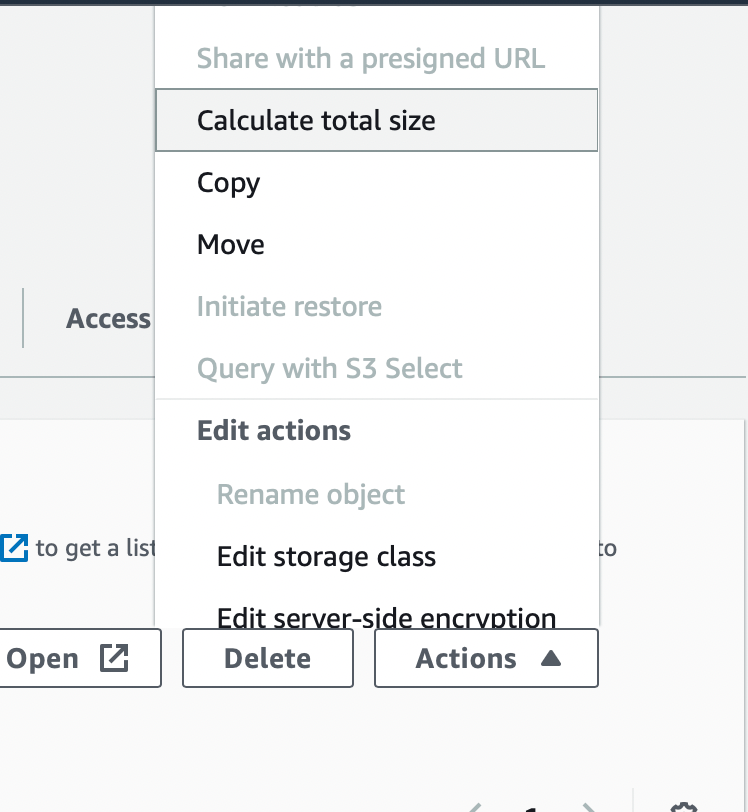 Get the total size and number of objects of a AWS S3 bucket and folders